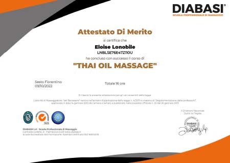 Massaggio Thai Oil