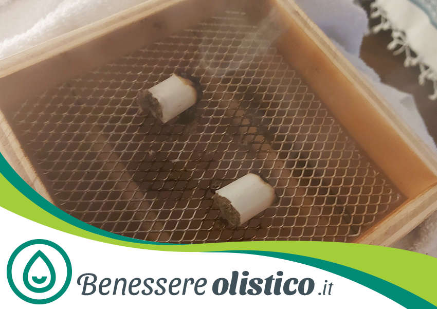 Scatolina con pezzetti di sigaro